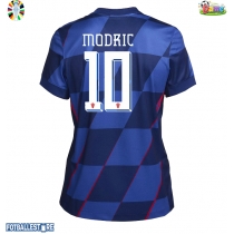Kroatia Luka Modric #10 Bortedrakt Dame EM 2024 Kortermet